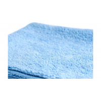 QUICK&BRIGHT high-pile 2-in-1 dust and polishing cloth, blue, 38 x 38 cm