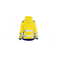 Women's hi-vis shell jacket 4904, yellow/navy blue, size L