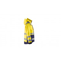 Women's hi-vis shell jacket 4904, yellow/navy blue, size L