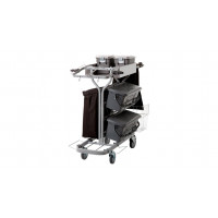 Kompakt Plus cleaning trolley, 40 cm, grey