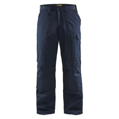 Winter trousers 1800, lined, navy blue, size 44