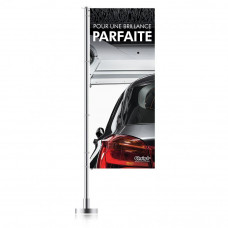 FOR THE PERFECT SHINE flag 120 x 300 cm — French - Image similar