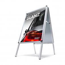 FOR THE PERFECT SHINE A4 advertising board — German - Image similar