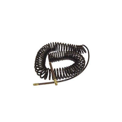 Spiral hose, 8.5 m black for ALF wall tyre inflator, column tyre inflator, manual/elect.