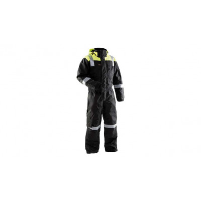 Winter overall 6787, black/yellow, size 54