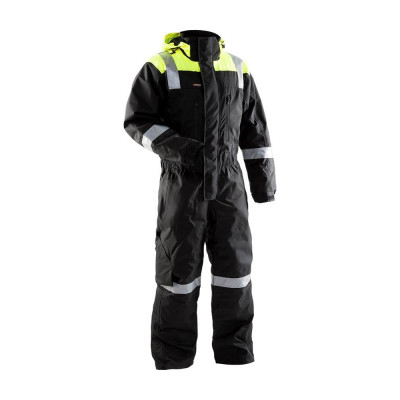 Winter overall 6787, black/yellow, size 60