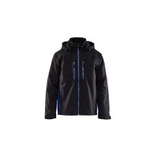 Light lined functional jacket 4890, black/cornflower blue size XXXXL - Image similar