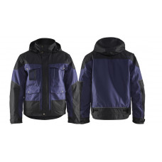 Winter jacket with hood 4886, navy/black, size S - Image similar