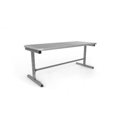 Sevilla Spectrum table — white aluminium