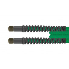 High-pressure hose, 5,00 mtr., green, 200 bar, double sided coupling nut, M14 x 1,5 cutting ring - Image similar