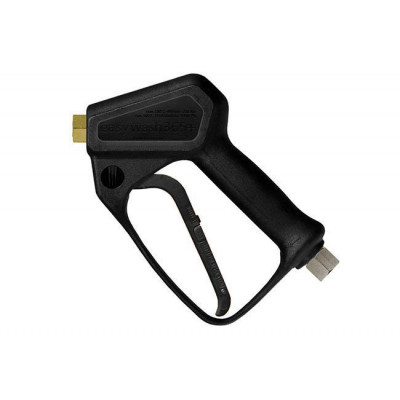 High pressure pistol with anti-frost protection, trigger black / locking lever black / logo blue