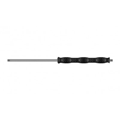 Lance tube with insulation (cast), black, straight/1/4 inch male thread, length 600/300 mm