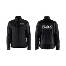 Knitted jacket with softshell 5942 with Christ logo, size M - Image similar