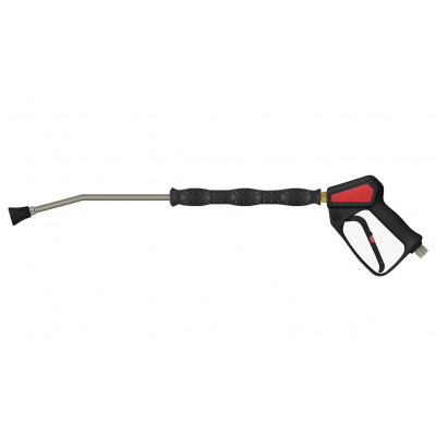 Pre-assembled HP lance, Komfort, 600 mm, winter, with weep (Christ) frost protection, black/red