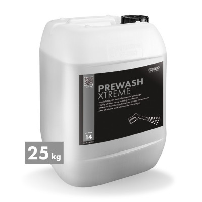 PREWASH XTREME, highly alkaline, heavily foaming pre-detergent, 25 kg