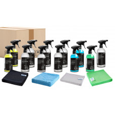 QUICK&BRIGHT test package, shop products, 500 ml bottles - Image similar