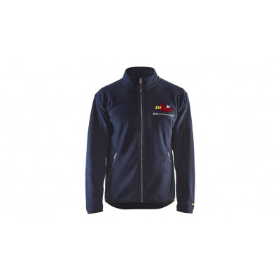 Fleece jacket 4830, navy blue, CAR WASH embroidery, size M