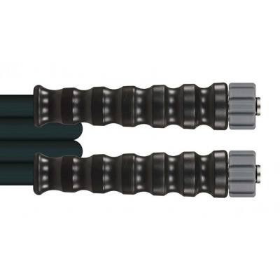 HP high-pressure hose, wire reinforcement, 15.0 m, black, hand screw coupling M21