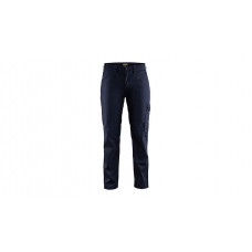Ladies' trousers 7104, navy blue/cornflower blue, size 48 - Image similar