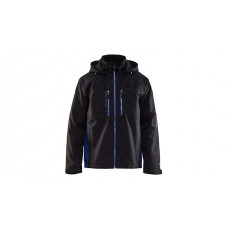 Light lined functional jacket 4890, black/cornflower blue size M - Image similar