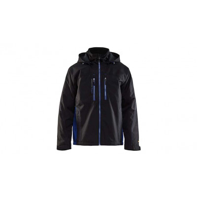 Light lined functional jacket 4890, black/cornflower blue size XXL