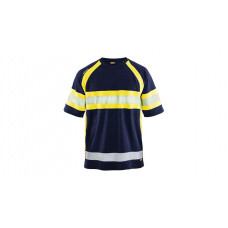 Hi-vis T-shirt 3337, navy blue/yellow, size S - Image similar