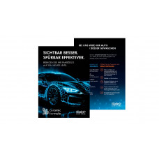 Promotional flyer for car wash customers, DIN A5 size, Promotional flyer for car wash customers, DIN A5 size,