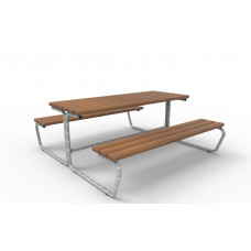 Palma Spectrum bench/table combination, without backrest — anthracite grey - Image similar Palma Spectrum bench/table combination, without backrest — anthracite grey - Image similar