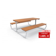 Palma Spectrum bench/table combination, without backrest — anthracite grey - Image similar