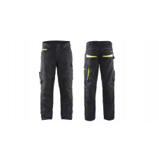 Service work trousers with stretch 1495, black/yellow, size 44 - Image similar