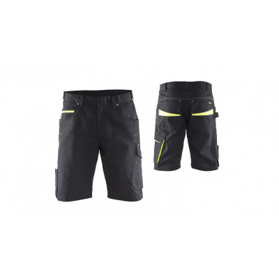 Service shorts 1499, black/yellow, size 44