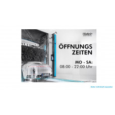 Opening Hours Sign – Design 1 – Roll over Wash units – DIN A3 - Image similar Opening Hours Sign – Design 1 – Roll over Wash units – DIN A3 - Image similar