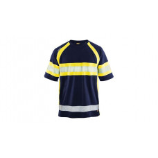 High-vis T-shirt 3337, navy blue/yellow, size XS - Image similar