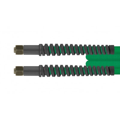 HP high-pressure hose, 5.0 m, green, sealing cone (DKOL), FT, M14 x 1.5, stainless steel