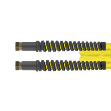 HP high-pressure hose, 3.50 m, yellow, sealing cone, FT, (DKR), 1/4