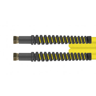 HP high-pressure hose, 3.50 m, yellow, sealing cone, FT, (DKR), 1/4
