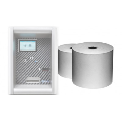 Thermal paper reel W=60mm D=90 Vendor GPR-060-090-025-080-10-IN1k