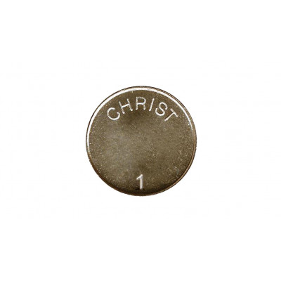 Token, chip, Christ 1, 17.5 mm embossed