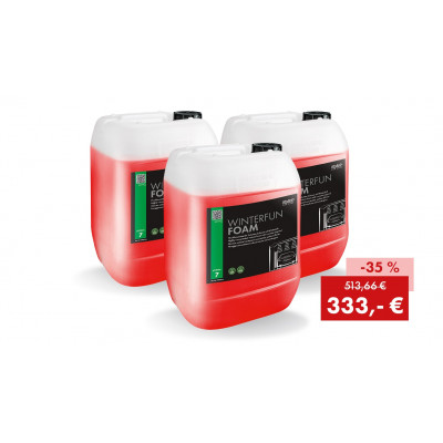 Promotion package WINTERFUN FOAM 2026: 3 x 25 kg canisters Promotion package WINTERFUN FOAM 2026: 3 x 25 kg canisters