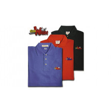 Car Wash polo shirt with embroidery, red, size L - Image similar