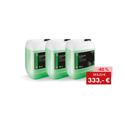 Promotion package FOAM REX: 3 x 25 kg canisters