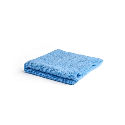 QUICK&BRIGHT high-pile 2-in-1 dust and polishing cloth, blue, 38 x 38 cm