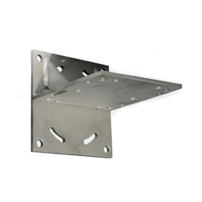 Wall holder for Mosmatic ceiling boom, stainless steel