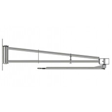 Wall-mounted swivel boom with ceiling boom, 2000+1600 mm - Image similar