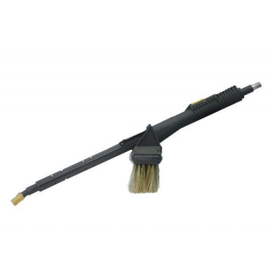Adjustable self-service lance, transverse brush with joint, HV M22 long nipple