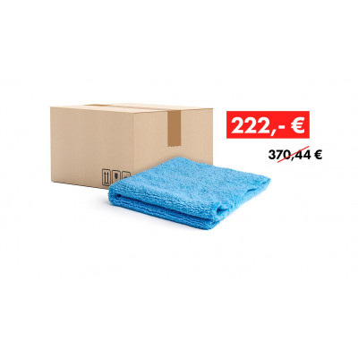 Promotion, QUICK&BRIGHT high-pile 2-in-1 dust and polishing cloth, blue, 38 x 38 cm: 200 pieces